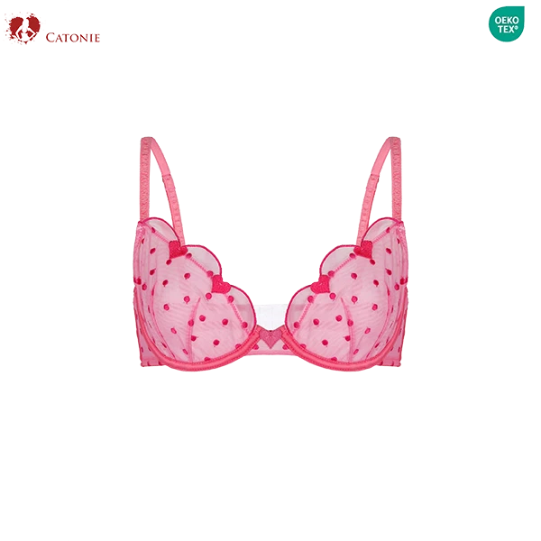 pink red lace underwear