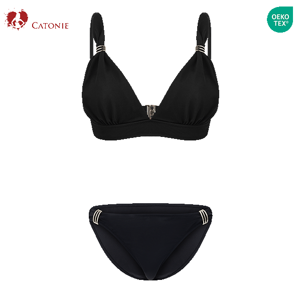 Two Piece Black Swimsuit manufacturers