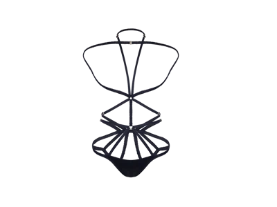 Tali Atas Korset Hitam