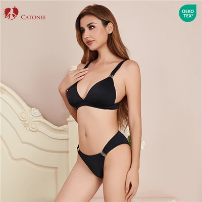 Baju Renang Hitam Dua Keping